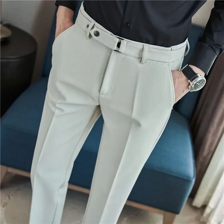 Men's tailored chinos